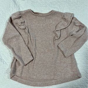 Zara Ruffle Detail Top - like New